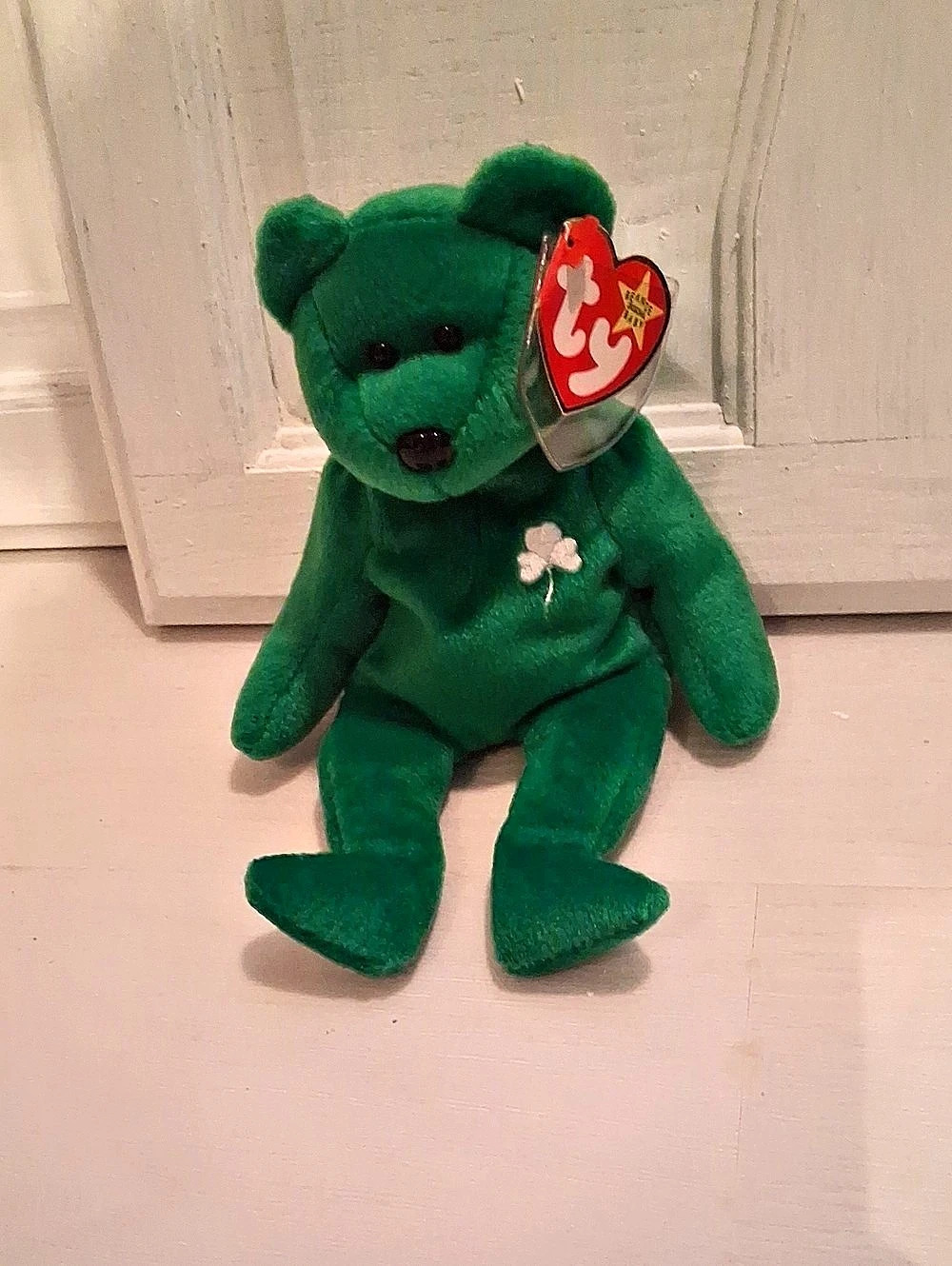 Ty Erin the Bear Green Bear Plush Toy